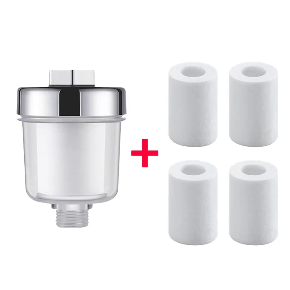 Filtre de robinet - 4 filtres - Économie d'eau - Universel - Compatible avec 99 % des robinets - Blanc