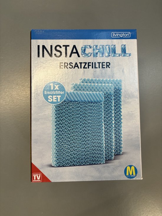 Filtre Livington InstaChill Extra, lot de 3. - Kit d'accessoires pour climatiseur mobile - Filtre de rechange compatible avec le climatiseur InstaChill