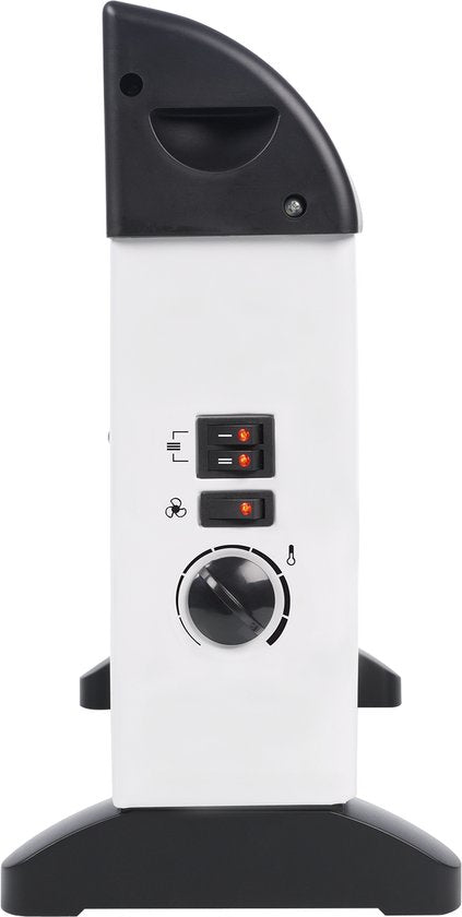 Radiateur à convection Tristar KA-5166 - 3 niveaux de chaleur - Thermostat réglable - Fonction Turbo - 750 W - 1 250 W - 2 000 W - Mode ventilateur