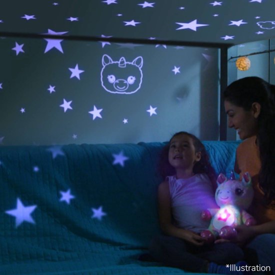 StarBelly Dream Lites - Licorne magique - peluche - projecteur d'étoiles - veilleuse - Enfants
