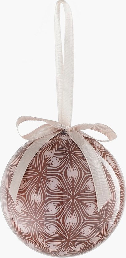 Coffret de boules de Noël House of Seasons - 14 pièces - Ø8 cm - incassable - bleu clair, marron
