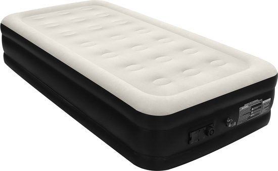 Matelas gonflable une place avec pompe électrique intégrée - 190 x 97 x 38 cm - Matelas gonflable automatique une place - Lit d'appoint Twin - FLOAT NimbusRest