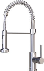 Noswo Mélangeur de cuisine avec bec extractible - Mélangeur de cuisine - Douchette - Extractible - Flexible - Chrome