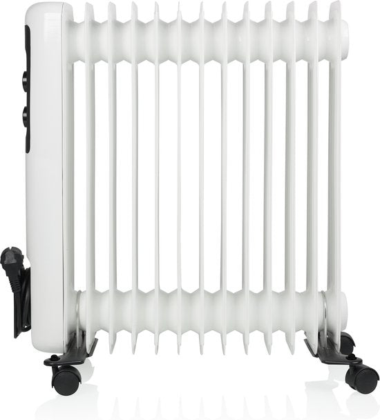 Radiateur électrique Tristar KA-5183 - Radiateur à huile - 3 niveaux de chaleur - Thermostat réglable - 13 ailettes - Blanc