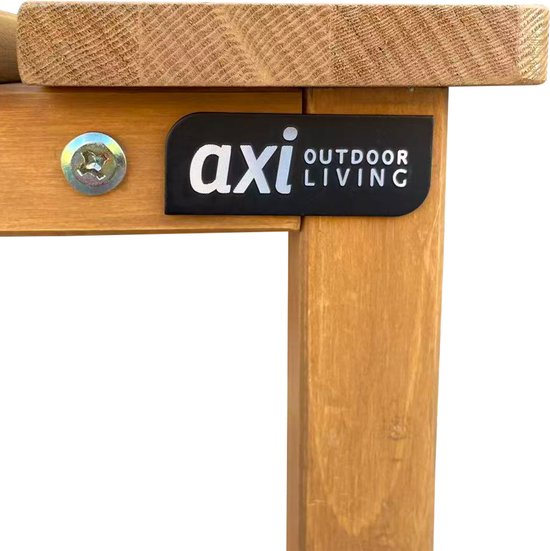 Table d'appoint AXI Tess marron – Petite table de jardin en bois – Carrée – 40,5 x 40,5 x 46 cm – Bois de pruche 100 % certifié FSC – Pour le jardin, la terrasse et le balcon