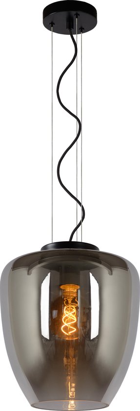 Lucide FLORIEN - Suspension - Ø 28 cm - 1xE27 - Fumé