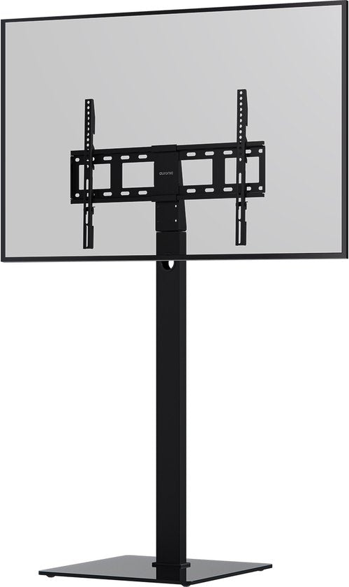 Auronic TV Stand - Pied TV - Réglable en hauteur - Pivotant - Inclinable - 37 à 90 pouces - Noir
