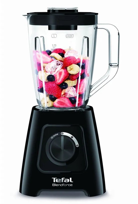 Tefal BlendForce II BL4208 - Mixeur - 1,25 L - 600 W - Appareil à smoothies - Fonction « Pulse »