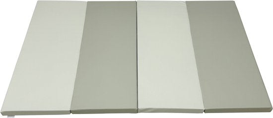 Tapis de jeu Sunny Dani Foam – Tapis en mousse pliable – Softplay – Tapis de jeu doux et sûr – Beige et gris – À partir de 3 mois