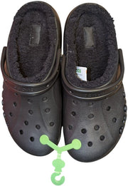 Sabots Crocs Baya à semelle compensée et doublés - pointure 39-40 - pointure britannique 7 - noir