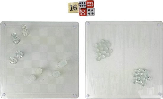 Set de jeux en verre (3 en 1)
