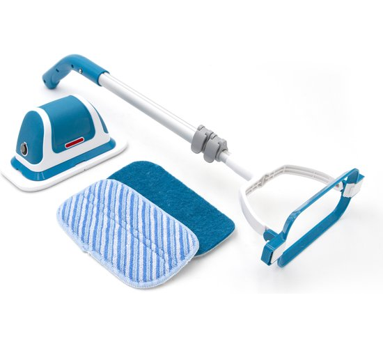 Balai-laveur électrique Livington MultiScrubber - balai-laveur sans fil pour nettoyer, frotter et récurer sans effort - système de nettoyage 2-en-1 pouvant servir à la fois de balai-laveur manuel et de balai-laveur de sol - Édition vente par correspondanc