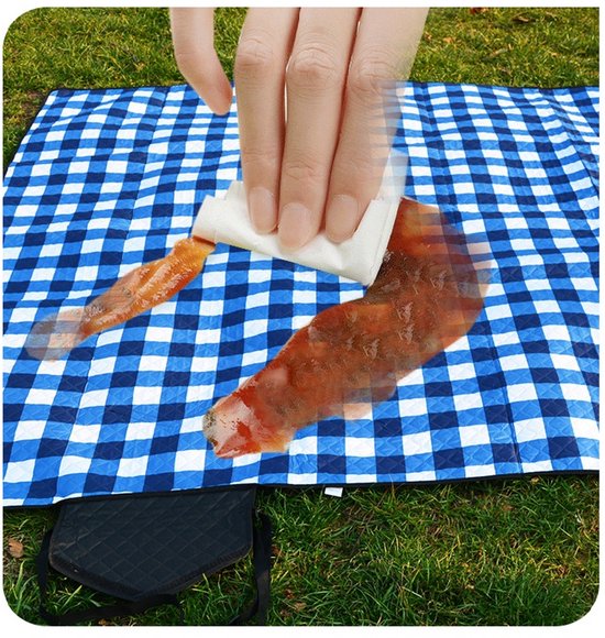 Fuegobird - Couverture de pique-nique - 200 x 200 cm - Couverture de plage - Couverture de camping pliable - Imperméable - Tapis de pique-nique anti-sable - Tapis de jardin et de plage portable - Lavable en machine - Pour le camping, le jardin et le parc-