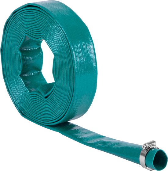 VONROC Tuyau de drainage pour pompe submersible - Tuyau à pression - Plat - Universel - 10m x 32mm