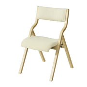Chaise pliante SoBuy - Avec coussin souple - Max. 90 kg - Blanc