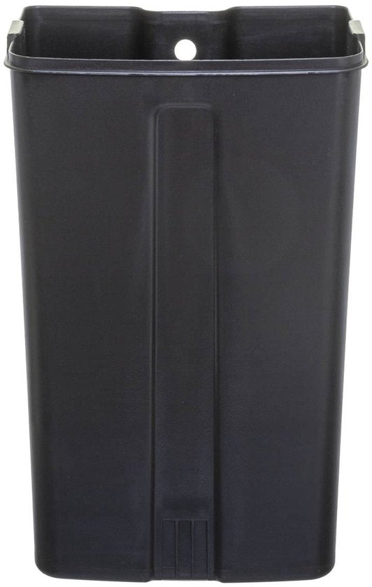 Poubelle/poubelle à pédale 5Five - jaune - métal - 30 litres - 34 x 32 x 61 cm - cuisine