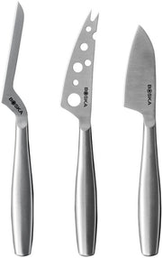 Boska Cheese Knife Set Copenhagen - Couteaux à fromage - Set de 3 - Couteaux à fromage - Lavable au lave-vaisselle - acier inoxydable