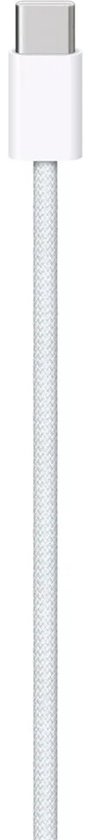 Apple - Câble de recharge USB-C - USB-C vers USB-C - 60 W - 1 m - Tissé - Blanc