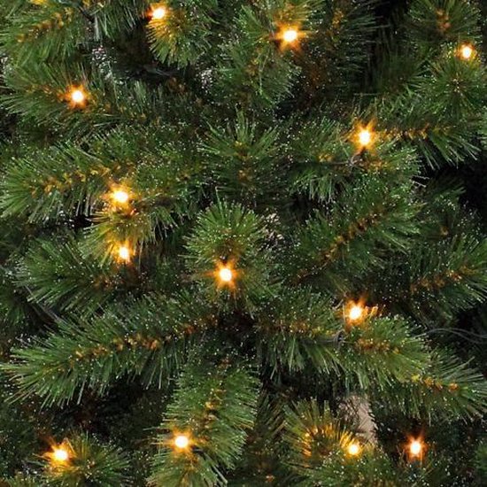 Triumph Tree Bristlecone Artificial Christmas Tree with LED Lights - H185 x Ø119 cm - Dark Green (vert foncé)
