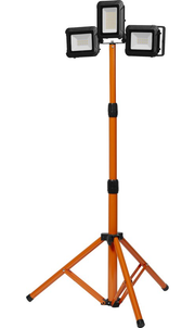 LEDVANCE Lampe de travail LED : pour le sol, WORKLAMP BATTERY STATTERY / 4-,- W, 22-...24- V, angle de rayonnement : 11-, Cool White, 4- K, matériau du boîtier : aluminium/plastique, IP54