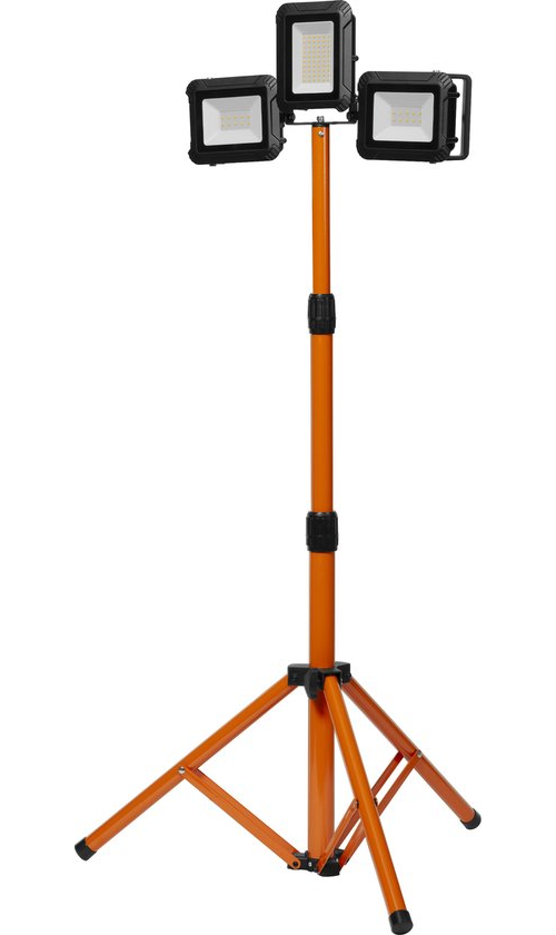 LEDVANCE Lampe de travail LED : pour le sol, WORKLAMP BATTERY STATTERY / 4-,- W, 22-...24- V, angle de rayonnement : 11-, Cool White, 4- K, matériau du boîtier : aluminium/plastique, IP54