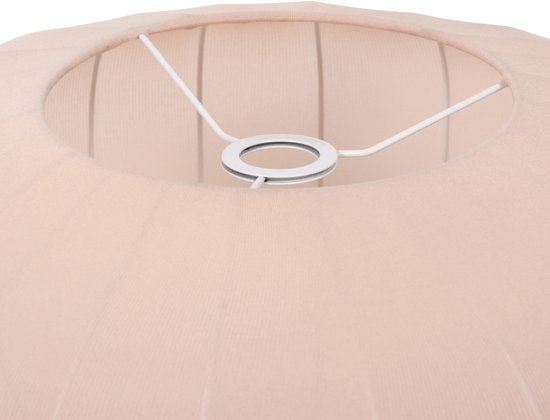 Abat-jour K41931S Ø 60 cm - Tissu beige crème - Design artisanal - Anne Light Home