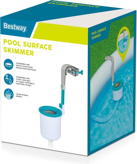 Skimmer Bestway à suspendre - sans adaptateurs ni tuyaux supplémentaires