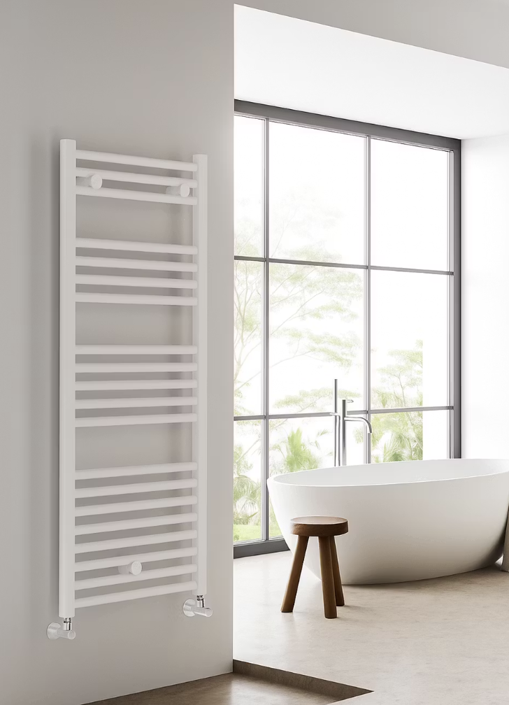 Sanivesk Lima Design Radiateur - 160 x 60 cm - Blanc - Radiateur sèche-serviettes moderne pour la salle de bains et les grands espaces