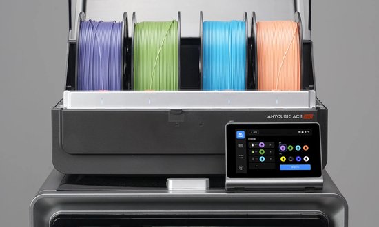 Filament 3D AnyCubic PLA Basic blanc, 1,75 mm, 1 kg.