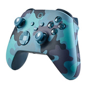 Manette de jeu sans fil Rexsun WR007 - Bleu camouflage - 2,4 GHz, Xbox One/PC, fonction de vibration