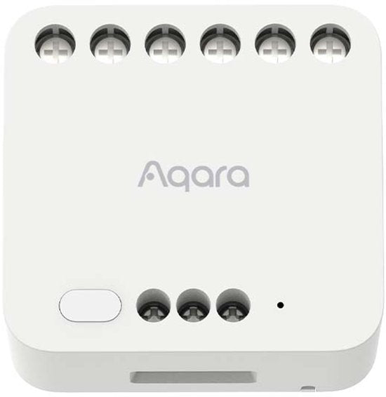 Module relais double Aqara T2, interrupteur encastrable intelligent à 2 canaux, Zigbee Matter