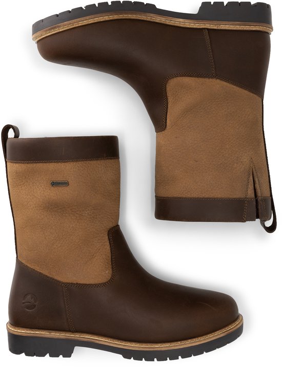 Travelin' Stornes pour homme - Bottes de plein air - Doublées de laine - Marron