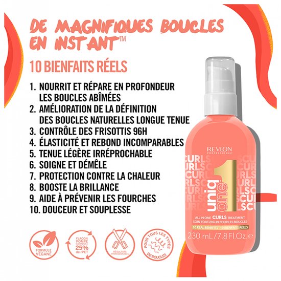 Revlon - Uniq One All In One Treatment Curls - 230 ml