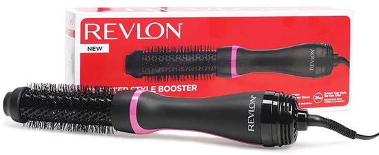Revlon - Tools One Step Style Booster - Brosse volumatrice et brosse pour sèche-cheveux tout-en-un (2 en 1) - Diamètre : 38 mm - Revêtement en céramique