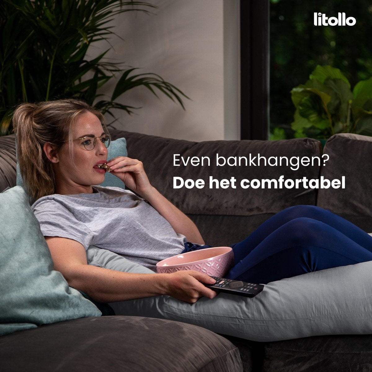 Litollo® Coussin de grossesse XXL - Coussin d'allaitement - Coussin corporel - Oreiller corporel - 280cm - Gris - Avec housse supplémentaire amovible gratuite (d'une valeur de 29,95 €)