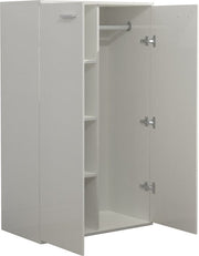 Armoire enfant - étagères et penderie - hauteur 120 cm