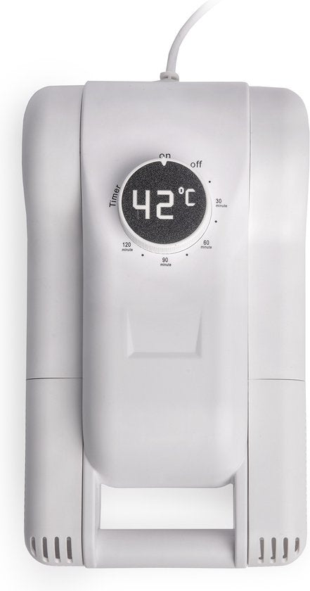 Sèche-chaussures électrique compact Nexxt – Rafraîchisseur de chaussures – Shoe Dryer – Élimine les bactéries et prévient les odeurs – Température max. 42 °C – 150 W
