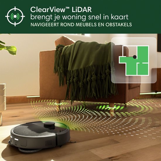 iRobot Roomba® Plus 405 Combo Robot + station de recharge Autowash™ - Robot aspirateur avec fonction de lavage - Noir - G1850