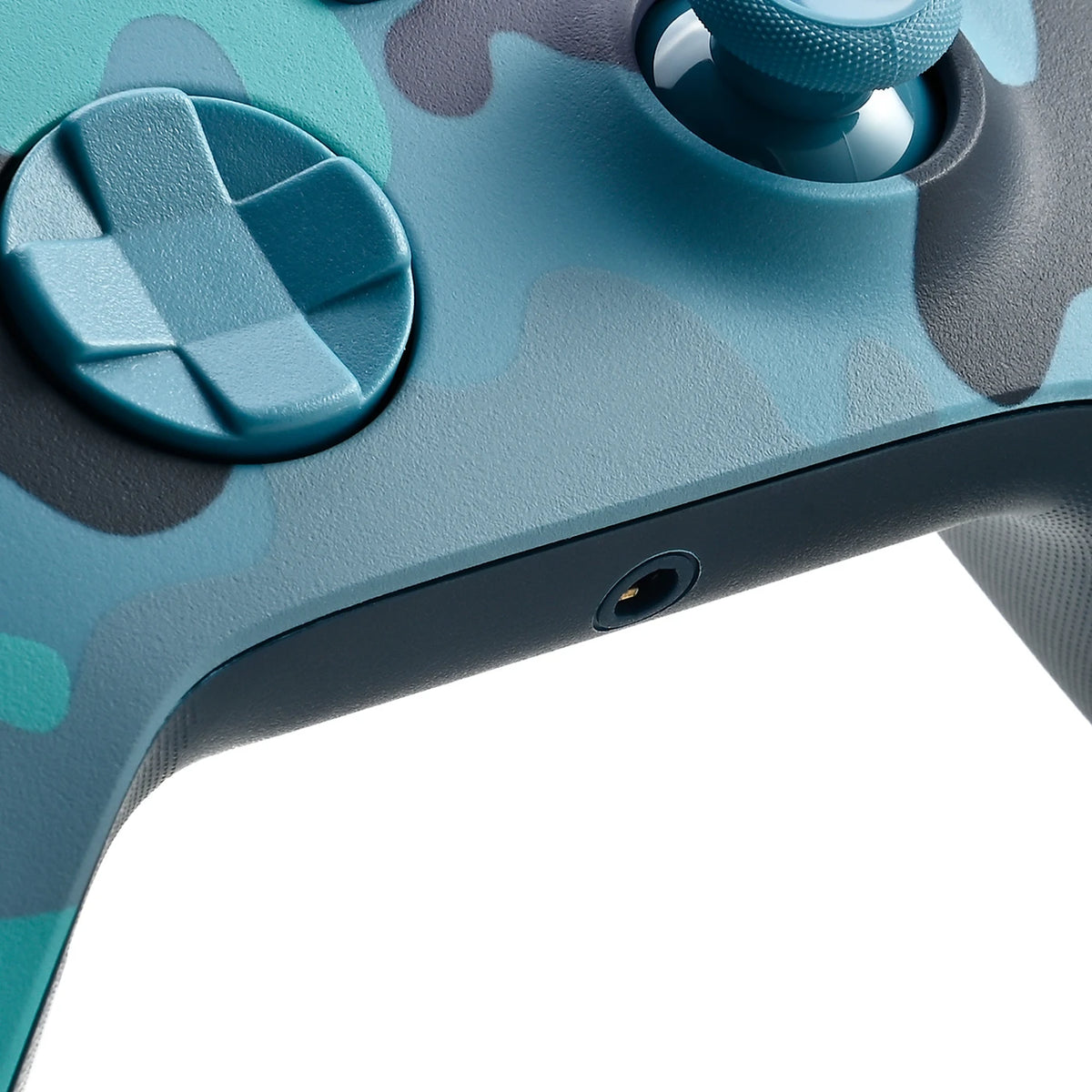 Manette de jeu sans fil Rexsun WR007 - Bleu camouflage - 2,4 GHz, Xbox One/PC, fonction de vibration