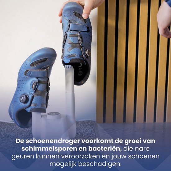 Sèche-chaussures électrique compact Nexxt – Rafraîchisseur de chaussures – Shoe Dryer – Élimine les bactéries et prévient les odeurs – Température max. 42 °C – 150 W