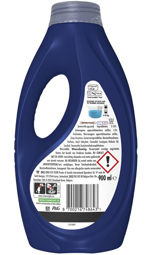 Détergent liquide Lenor Amethyst 20 lavages - 900 ml