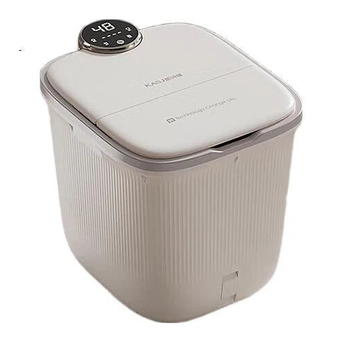 Appareil de massage des pieds Keshijie K3 - Automatique avec chauffage intelligent et coussins d'air - Blanc - 39 x 34 x 35,6 cm