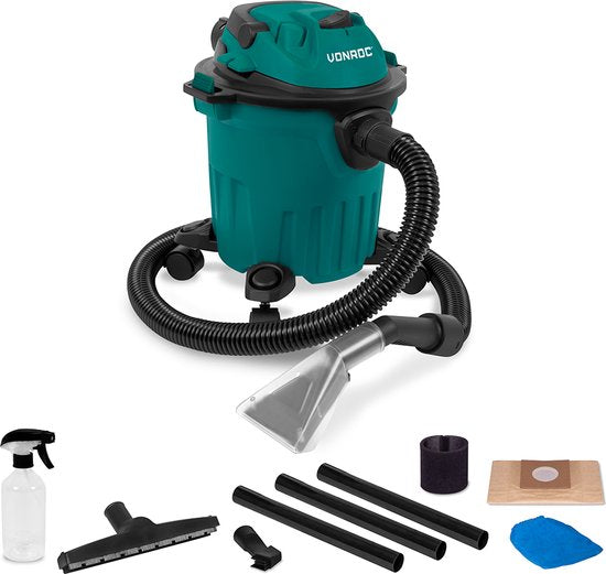 VONROC Nettoyeur de taches 1000W - avec flacon pulvérisateur, buse textile et de nombreux autres accessoires