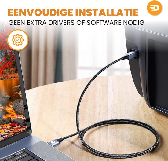 Drivv. Câble d'imprimante Premium Câble USB 2.0 vers USB B - Câble d'imprimante 3 mètres