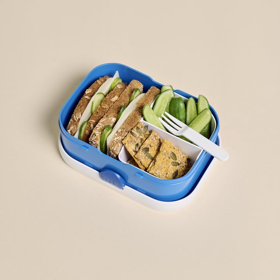 Boîte à repas Mepal Campus - 750 ml - Boîte à sandwichs à compartiments pour enfants - Peut contenir 4 tartines - Paw Patrol Pups