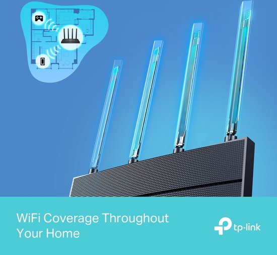 TP-Link Archer AX12 - Routeur - Double bande - Wi-Fi 6 - 1 500 Mbps