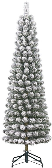 Black Box Trees Charlton : sapin de Noël artificiel étroit - H 185 x Ø 53 cm - Vert