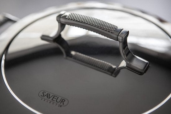 Poêle à servir - Saveur Selects - Ø30 cm - Revêtement antiadhésif - Acier inoxydable - Compatible induction et toutes sources de chaleurs