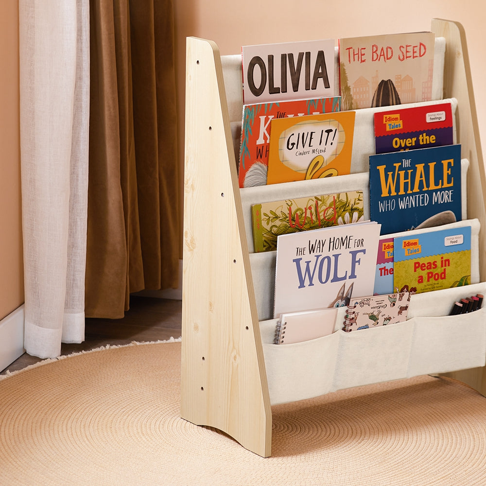 SoBuy KMB50-N Bibliothèque pour enfants - Rangement compact et élégant pour la chambre d'enfant