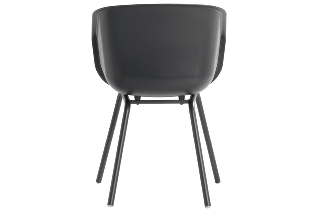 Chaise de jardin Hartman Amalia – Empilable – Aluminium et plastique – Anthracite